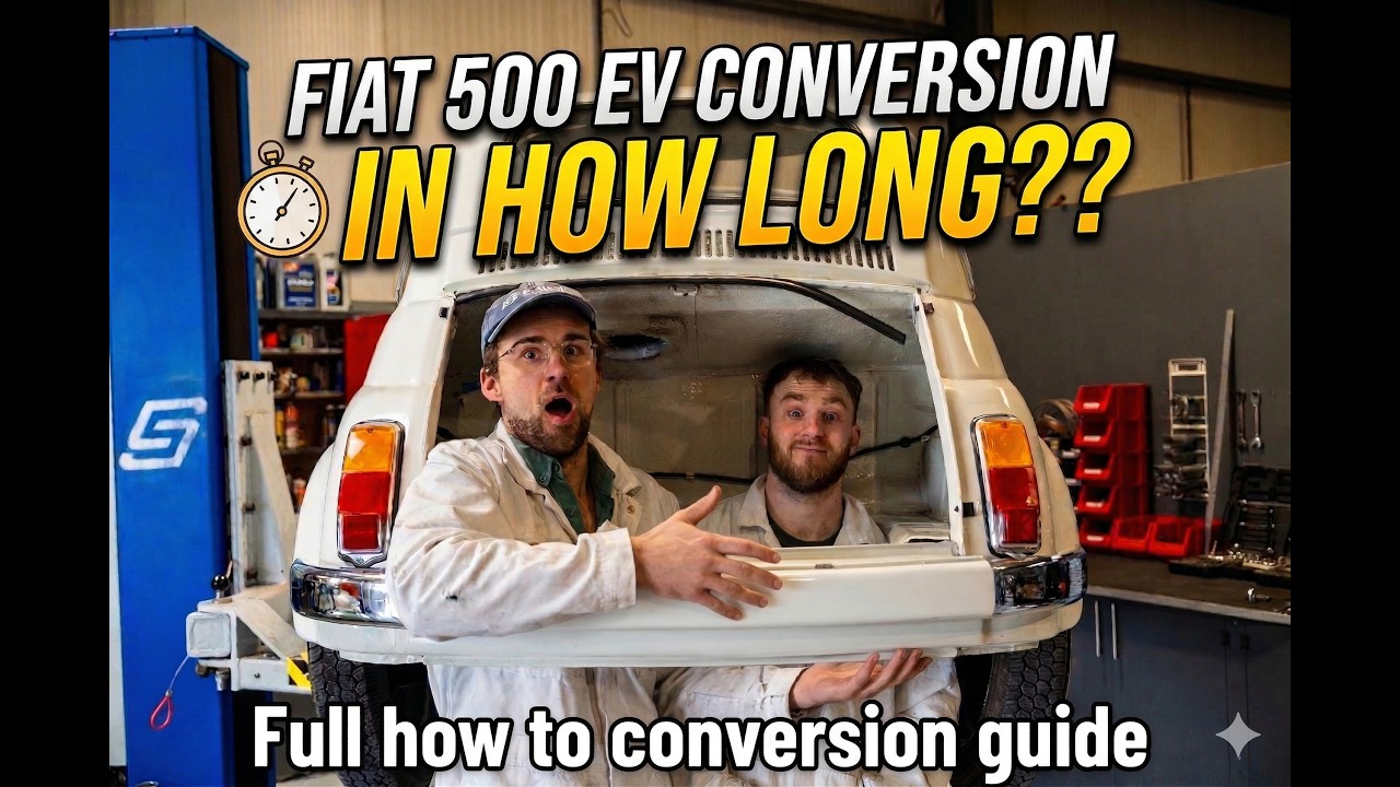 We Converted This Fiat 500 To Electric in How Long??  A DIY How To Installation Guide