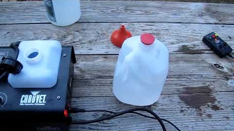 Cleaning A Fog Machine