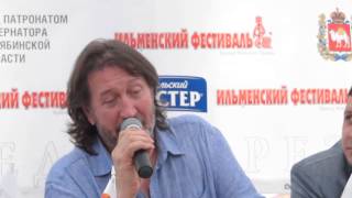 Олег Митяев   приветствие на пресс конференции