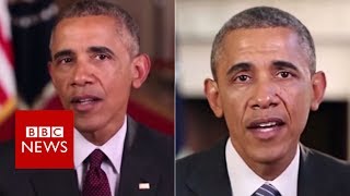 Fake Obama created using AI video tool  BBC News