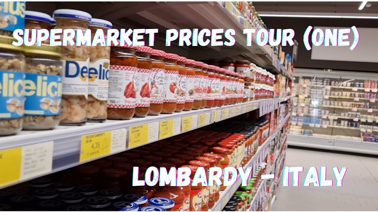 SUPERMARKET PRICES TOUR. INSIDE AN ITALIAN SUPERMARKET. YouTube