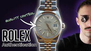 How To Authenticate A Rolex  QUALITY CONTROL