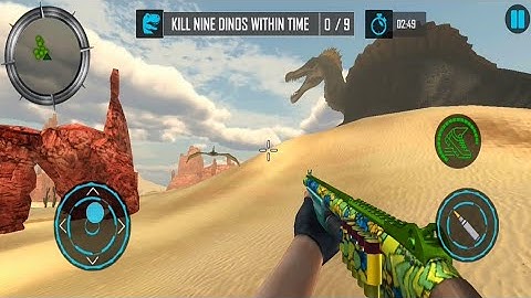 Real Dino Hunter Fps Shooter Android ios Gameplay - Dinosaur game - Dinosaur Planet Gaming #13
