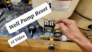 most common reason for no water!! reset pump pressure switch. water well repair vlog ep.18