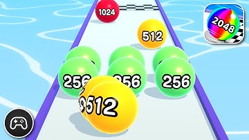 Ball Run 2048 - Gameplay Walkthrough Part 78 - Racing Game Levels 675-680 (iOS, Android)