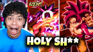 NEW Daima SSJ4 Goku Mini Reveal and Reaction in Dokkan Battle!