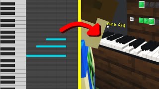 Importing MIDI Data into my Minecraft Piano