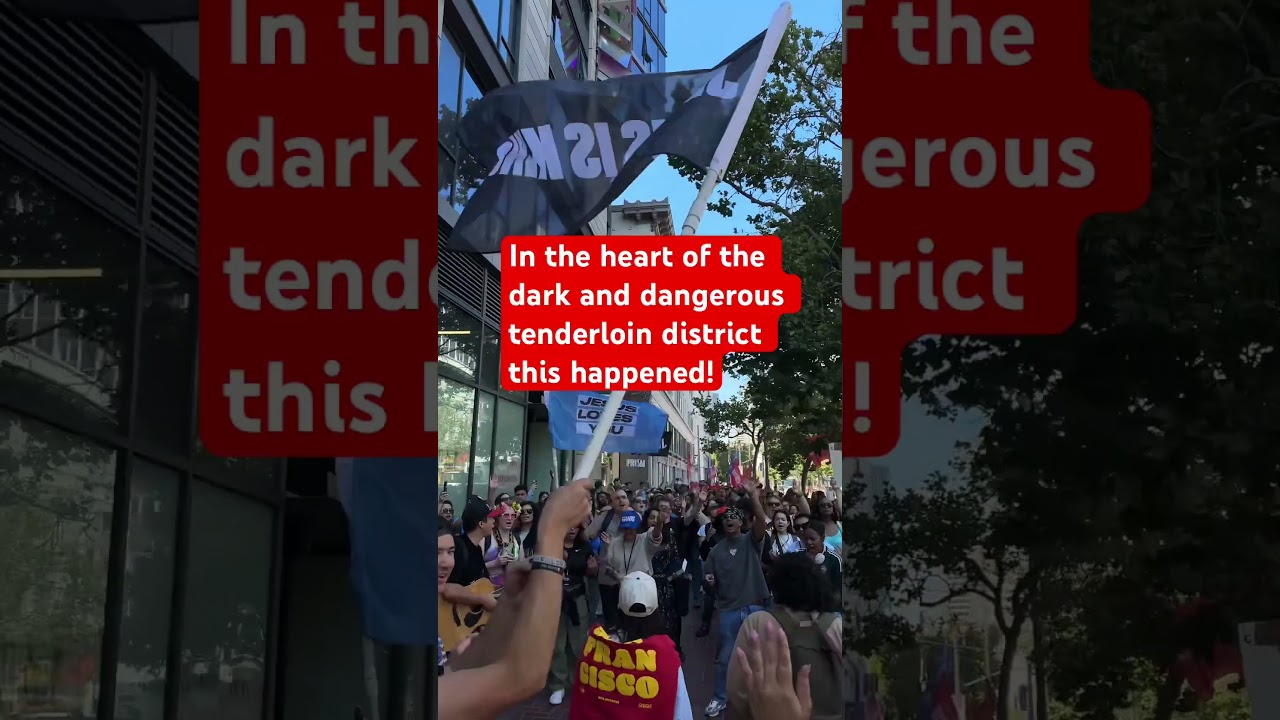 Hundreds of Christians marching in San Francisco! 😭🤯 