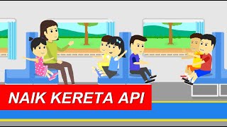 Naik Kereta Api | Lagu Anak Anak Indonesia | Happy Kids TV