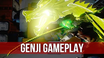 Overwatch Beta: Genji Gameplay on Hollywood!