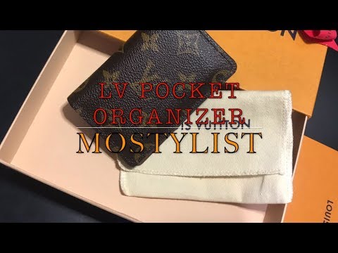 New Louis Vuitton Monogram Pocket Organizer Wallet M60502 