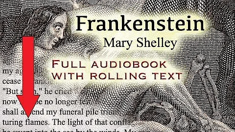 Frankenstein - full audiobook with rolling text - ...