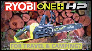 RYOBI 18V battery Chainsaw | Perfect for campers & caravaners? | Replace petrol saws? |Test & review