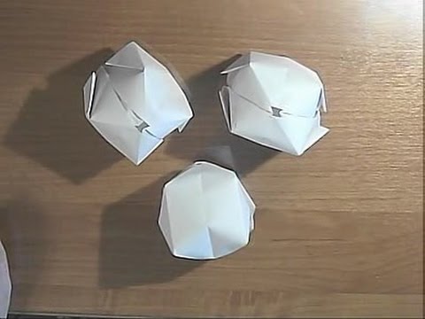 Вопрос: Как сделать надувной кубик из бумаги?