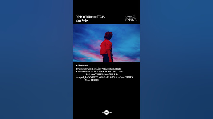 태민 (TAEMIN) - The 5th Mini Album 'ETERNAL' Album Preview 03 Horizon (*Title)