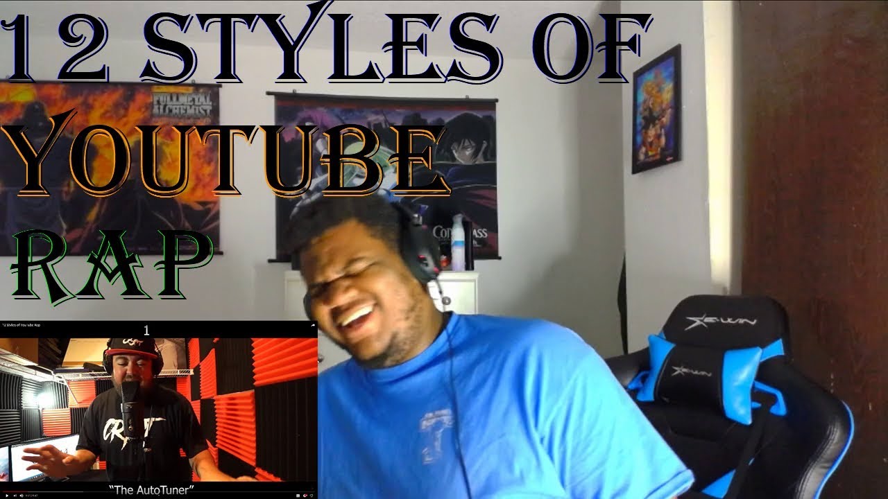 Crypt - 12 Styles of YouTube Rap (Reaction!!!!)