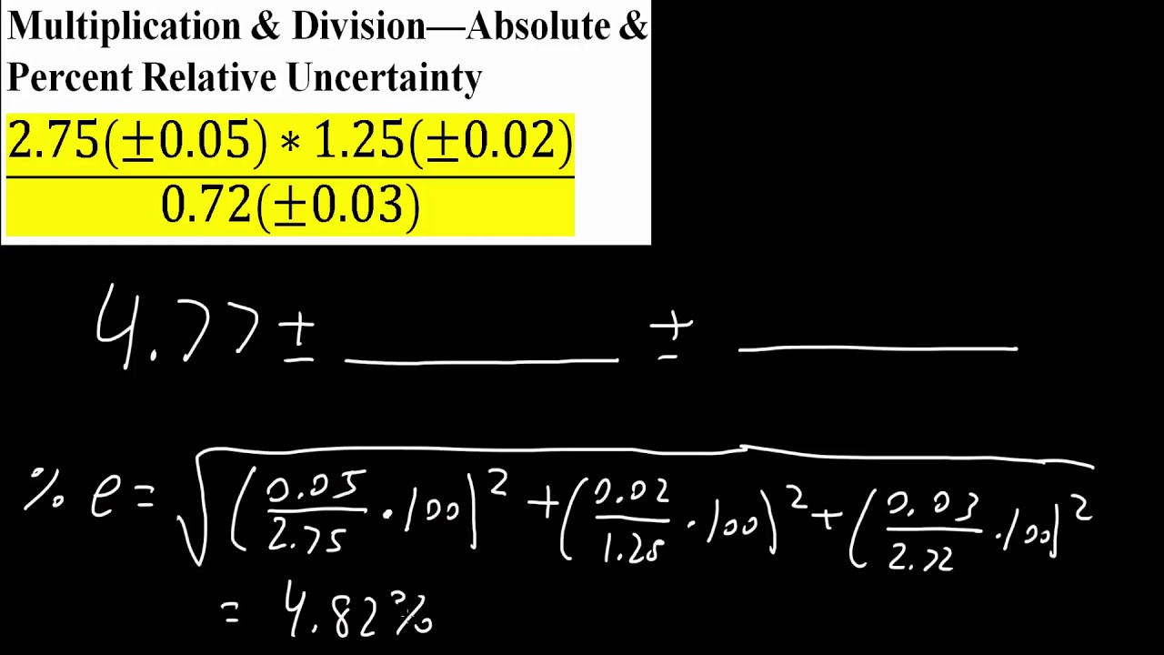 multiplication-division-absolute-percent-relative-uncertainty-youtube