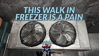 this walk in freezer is a pain