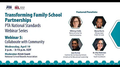 Transforming Family-School Partnerships Webinar 5 | Collaborate with Community