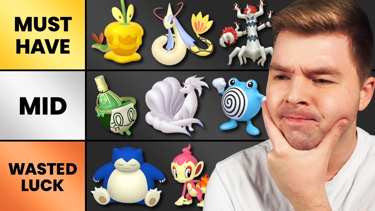 ranking every shiny pokemon｜Pesquisa do TikTok