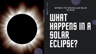 What Happens In A Solar Eclipse? 4K