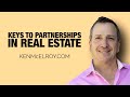 The Keys to Partnerships in Real Estate