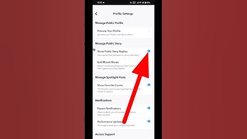 How to disable Snapchat Show Public Story replies | Snapchat Hidden Features #shorts​ #snapchat​