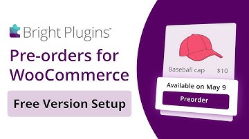 WooCommerce Pre-Orders Free Version - How to install Preorders for WooCommerce with Support