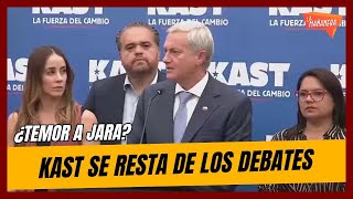 ¿Kast le tiene miedo a debatir con Jara?
