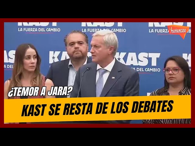 ¿Kast le tiene miedo a debatir con Jara?