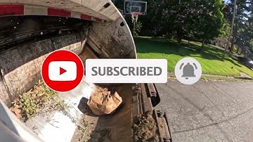 Bulk Garbage Pickup - The Blade SHREDS Yard Waste | ASMR | w/ Can Man Cam | 4K UHD | Sanitation Work
