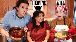 My Filipino Mom Teaches My Wife How To Cook Filipino Food