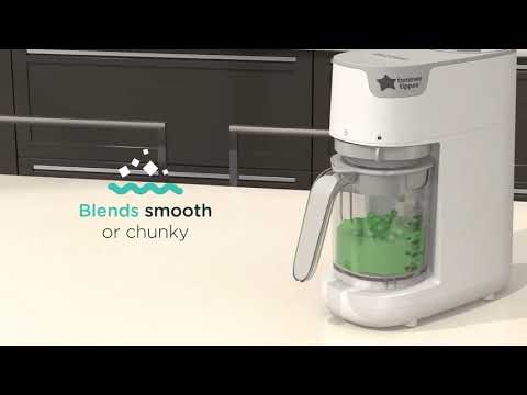 Videó: Tommee Tippee Baby Food Steamer Blender felülvizsgálata