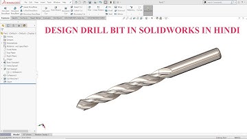 Drill Bit Solidworks Tutorial For Beginners In Hindi | Exercise No. 79