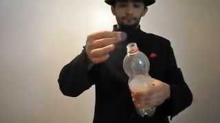 Coin To Bottle Magic Trick Tutorial!