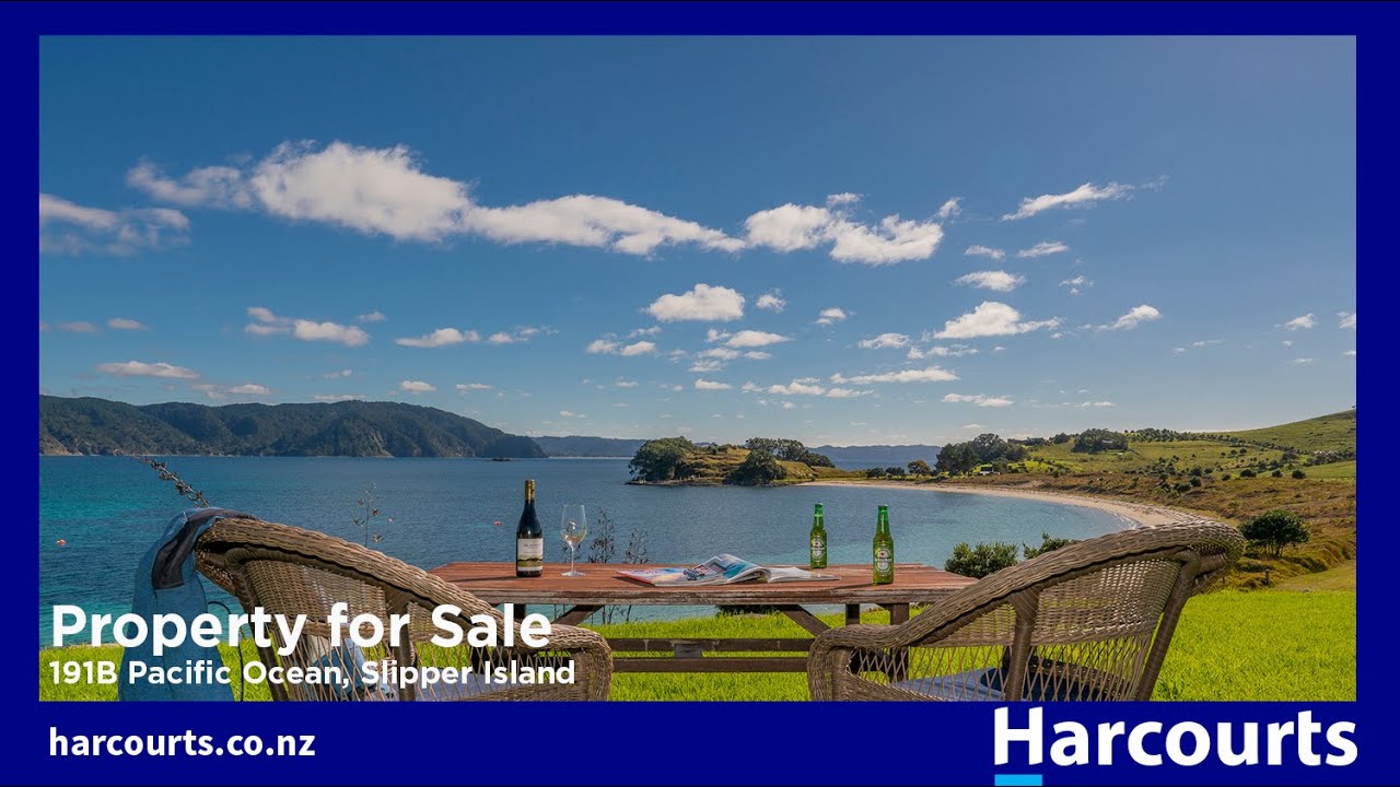 Property for sale - 191B Pacific Ocean, Slipper Island, Coromandel, New Zealand.