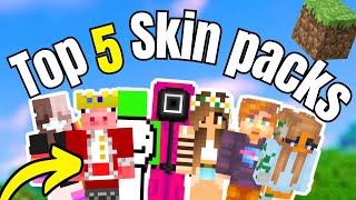 TOP 5 FREE SKINS IN minecraft BEDROCK!!! screenshot 1