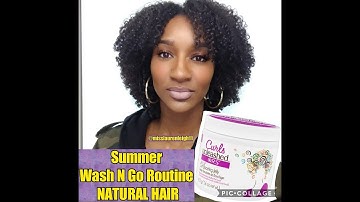 MY Wash n Go routine SUMMER 2017