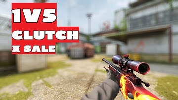 CSGO : AWP CLUTCH 1V5 (MIRAGE)