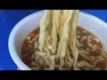 夜食動画　黒い豚カレー　うどん　マルちゃん カップラーメン Instant Cup Ramen Curry Udon