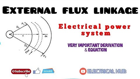 External Flux Linkage, full derivation || electrical power system.