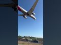 Asiana Airlines A350 landing at BCN