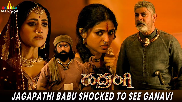 Jagapathi Babu Shocked to See Ganavi | Rudrangi | Mamta MohanDas | Latest Telugu Movie Scenes