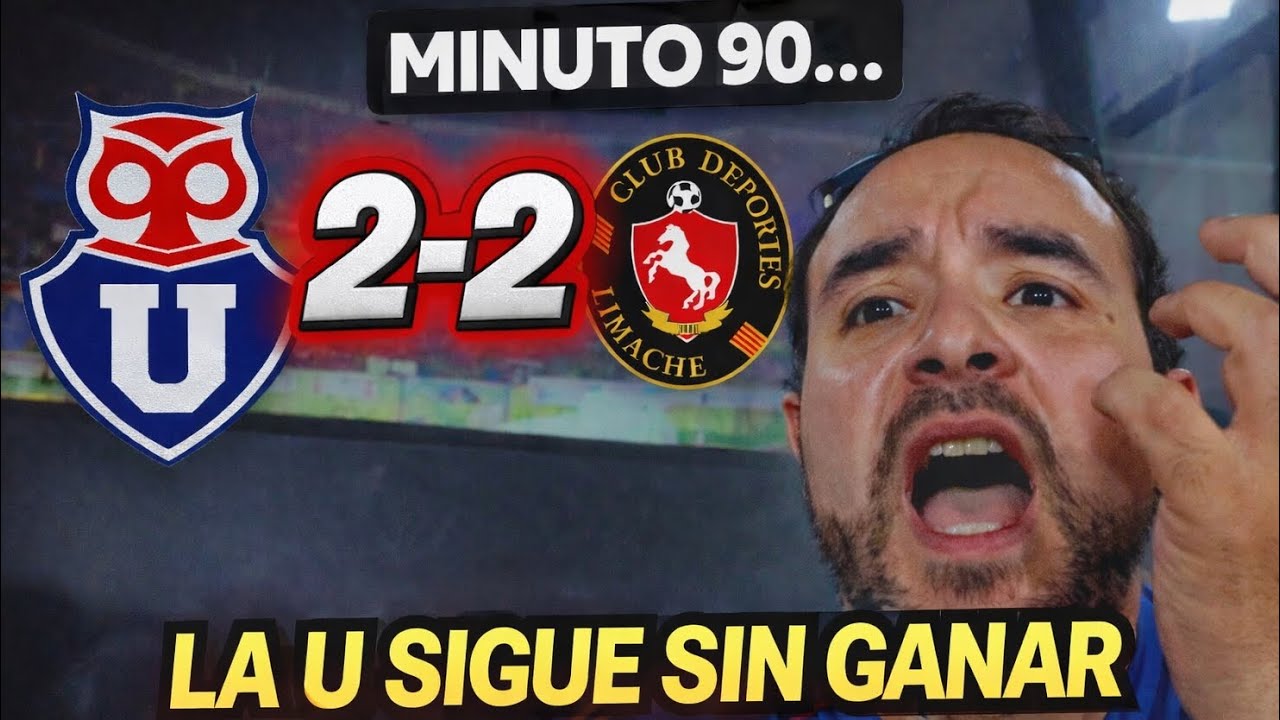 😱 ESTO PASÓ EN EL PALCO DE ADIDAS… | Reacción Universidad de Chile 2-2 Limache #udechile 