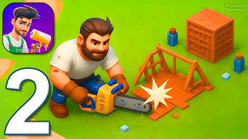 Renovation Day: House Makeover - Gameplay Walkthrough Part 2 - Build & Decorate Home (iOS, Android)