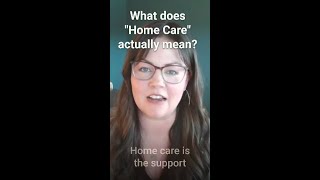 What Does Home Care Actually Mean? | Seattle &amp; Puget Sound #shorts