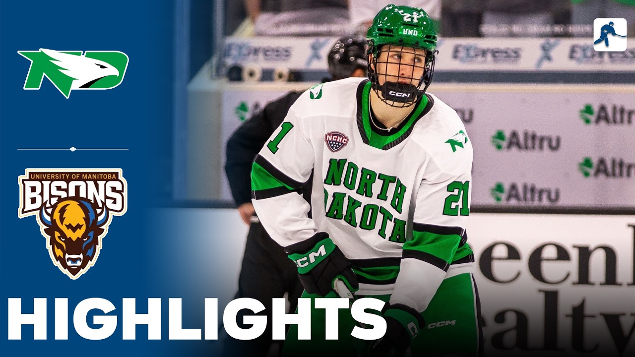 North Dakota vs Manitoba | NCAA College Hockey | Highlights - October 04, 2026