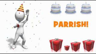 HAPPY BIRTHDAY PARRISH!