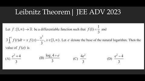 JEE ADV PYQs | Definite Integration | JA 2023 #1| PYQ series