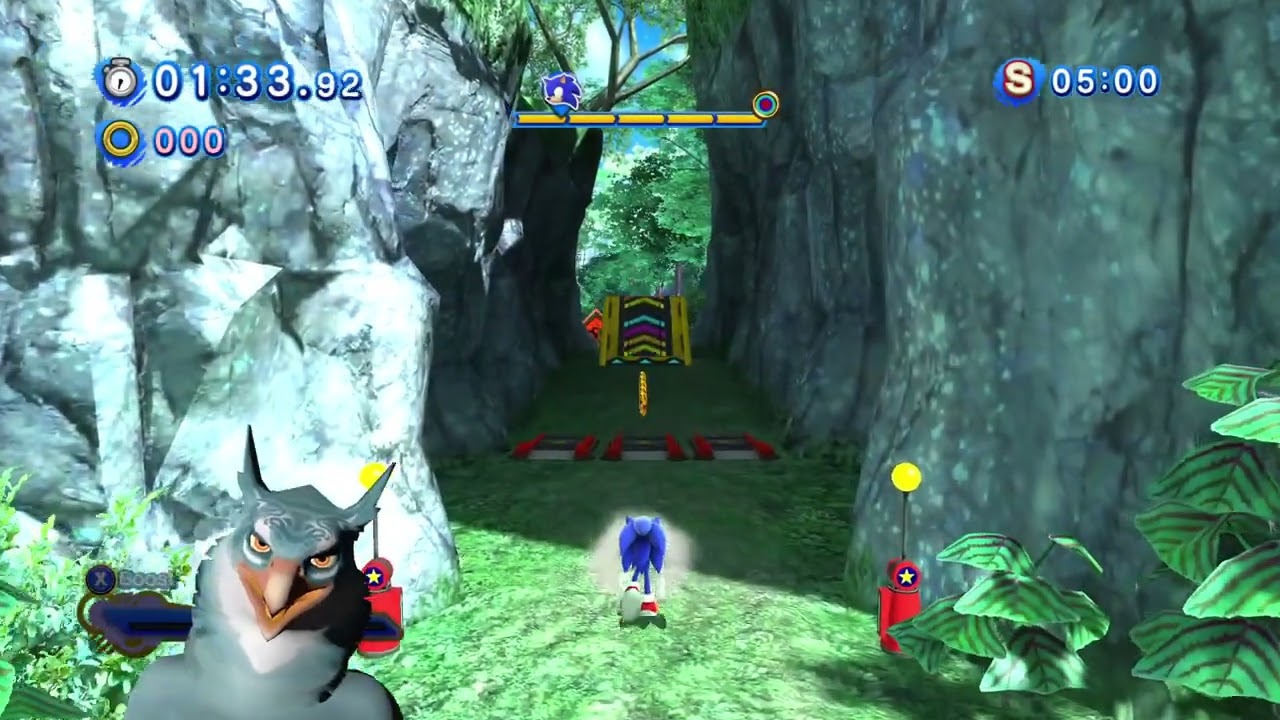 Gryphon is not built for speed (Sonic Generations clip)